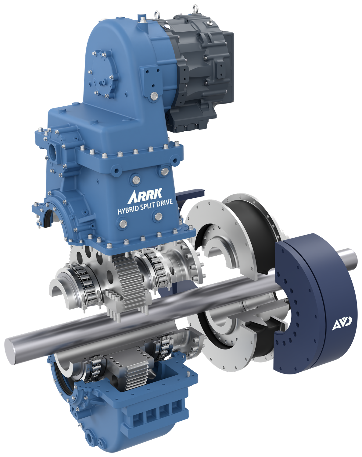 Propulsion hybride splitée